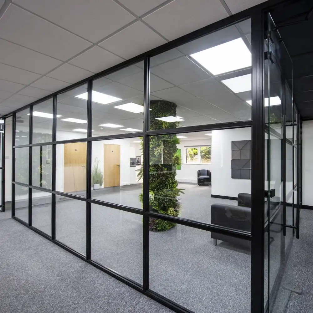 Office Industrial Style Glass1